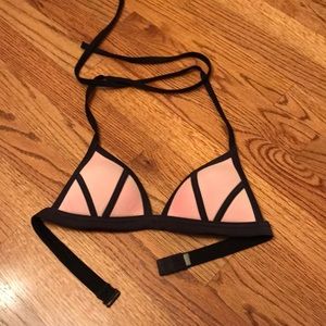 PINK push-up bathing suit top
